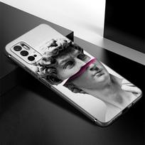 Great Art Aesthetic David Mona Lisa Phone Case For Xiaomi Redmi Note 7 8 8T 9 9S 10 10S 10T 11 11S 4G 11E 11T Pro 5G Soft Cover Redmi Note 7(Pro) gray