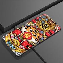 Chinese Traditional Element Mahjong Case For Samsung A21 A30 A50 A52 S A13 A22 A32 4G A23 A33 A53 A73 5G A12 A31 A51 A70 A71 A72 Samsung A73 5G black