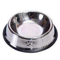 Nerūdijančio plieno kelioninis lesyklėlė, neslystanti vandens dubuo šunims katėms Bottom diameter 15CM