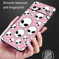 Planet Alien Space Astronaut telefono dėklas, skirtas Google Pixel 7 Pro 6 Pro 6A 5A 5 4 4A XL 5G Black Minkštas dangtelis Fundas Cover Google Pixel 4 white