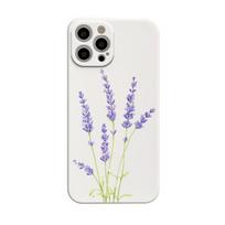 saulėgrąža Levandų Violetinė Gėlė Tiesaus Krašto Skystas Telefono Dėklas Apple iPhone 14 11 12 13 Pro Max X XS XR 7 8 Plus SE2 Dėklas iPhone X XS