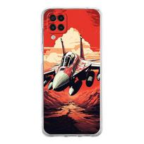 Phone Case For Samsung A54 A52 A50 A70 A10 A30 A40 A20S A20E A02S A12 A14 A22 A24 A42 A34 A32 5G A04s Clear Cover Fighter Planes Samsung A20S