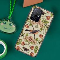 Garden Birds Case For POCO F5 X5 X3 Pro X4 F4 GT F3 M5s C40 Cover For Xiaomi 13 12 Lite 11T 12T Pro 12X Xiaomi 12T (12T Pro) beige
