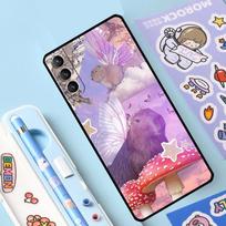 Funny Capybara Case For Samsung Galaxy S23 S21 S22 Ultra Plus Note 10 20 S8 S9 S10 Plus S20 FE Cover Case Galaxy S10 5G black