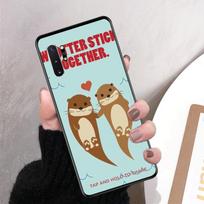 Otter Phone Case For Samsung Note 8 9 10 20 pro plus lite M 10 11 20 30 21 31 51 A 21 22 42 02 03 Samsung M51 UE gray