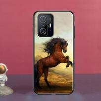 Arklio gyvūno tapyba POCO X5 X3 F5 Pro X4 F4 GT M5s C40 F3 dėklui, skirtam Xiaomi 13 Lite 12 11T 12T Pro 12X viršeliui POCO X5 Pro beige