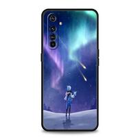 Phone Case For Realme 12 11 10 9 8 5G 7 6 GT5 GT3 GT2 Pro Plus C21 C11 C25 C35 GT Neo 2 3 3T 5 Cover Genshin Impact landscape Realme GT2 blue