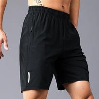 Dideli vyriški šortai vasaros sportui krepšinis Capris Madingos laisvalaikio kelnės Ice Silk tiesios kelnės 8XL black
