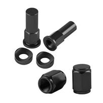 Motorcycle Universal Aluminium Billet Tire Valve Stem Rim Lock Nut Cap Spacer Kit for Dirt Bike Motocross juoda