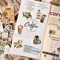 46 vnt. Dekoratyviniai lipdukai Scrapbooking Etiketės Dienoraščio Kanceliarinės prekės Albumų lipdukai