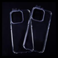 Skaidrus karšto oro pagalvės iPhone 15ProMax dėklas su kampų apsauga iPhone 16 Pro, Non-Magnetic skaidri