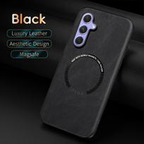 Dėklas, skirtas Samsung Galaxy A55 A54 A53 A52 A34 A35 A25 A23 A15 5G dėklas Odinis telefono dėklas, skirtas Samsung A05S A14 A13 4G prabangiam dėklui A52s  (4G) (5G) juoda