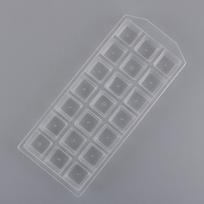 21 skyriaus ledo kubelių pudingo gaminimo forma šaldytuvui, ledo forma, padėklas, įrankis, plastikinis baras gray