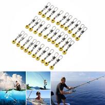 30 vnt./komplektas Žvejybos plūdinis bobber sustojimai erdvės pupelės jungtys jūros sūraus vandens žvejybos įrankiai 30pcs