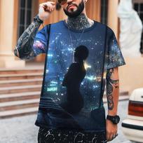 2022 žaidimų DJ muzikantė moteris dainininkė 3D spausdinimo vyriški marškinėliai gatvės hip-hopas aukštos kokybės audinys apvaliu kaklu viršutinė dalis oversize S-5XL XS gray