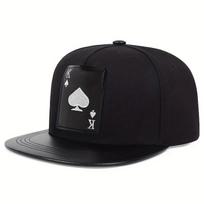Madinga Hip Hop beisbolo kepuraitė su kortų siuvinėjimu, personalizuota kepurė vyrams ir moterims, medvilninė Snapback kepurė, lauko Trucker kepurės, skrybėlės nuo saulės juoda