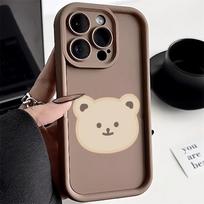 Telefono dėklas, skirtas iPhone 11 13 12 14 15 16 Pro Max 7 8 Plus XR XS Max Samsung A55 S24 S23 A02S Redmi 9 13C 9A 10 A3 OPPO A15S A16 A17 A18 A38 A53 A54 A31 iPhone XS Max kava