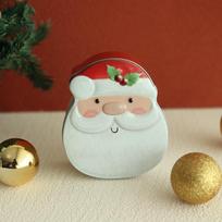 Gingerbread Man Iron Gift Sugar Box Christmas Merry Home Decoration New Year Christmas Gift Box Christmas Decoration 1 Piece Santa Claus