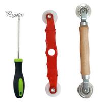 Ekrano ritinėlio įrankis Daugiafunkcis įrankis su ergonomiška rankena, kompaktiško dydžio, nešiojamas, lengvai naudojamas Spline Roller ekrano taisymo įrankis 1 Set red
