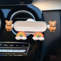 Automobilinis laikiklis Animacinis automobilio telefono laikiklis Telefono atrama Automobilio telefono stovas Laikiklis Automobilio interjeras bear