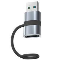 Nešiojamasis USB3.0 A/Micro USB kištukas į C tipo moterišką adapterį greito įkrovimo keitiklio palaikymas 480Mbps duomenų perdavimas Type C-USB