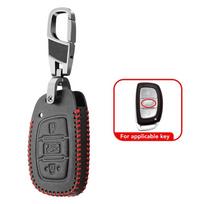 3 4 mygtukų automobilio išmaniojo rakto dėklo dangtelis, skirtas Hyundai Tucson Santa Fe Rena Sonata Elantra Creta Ix35 Ix45 I10 I30 I40 priedai balta