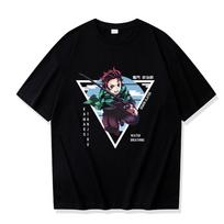 Demon Slayer Friends Rengoku Kyoujurou Kanroji Mitsuri Iguro Obanai Himejima Gyoumei Rengoku Shinjurou Print Fashion Unisex T-Shirt 3XL black