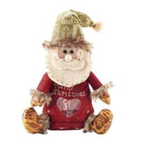 Christmas Gift Bag Zippered Holiday Santa Snowman Elk Candy Bag Christmas Eve Packaging Bag Gift Holder for Party Supplies Santa Claus
