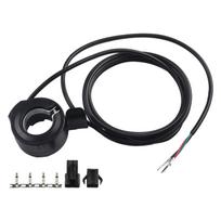 Outdoor Thumb Throttle E Bike Parts 160cm A15723 Black