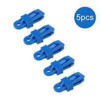 5 PCS Tarpaulin Clip Awning Tent Clamp Tarpaulin Fixation Adjustable Outdoor Camping Hiking Hook Anchor Lashing Buckle mėlyna