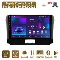 Android Carplay Car Radio For Toyota Corolla Axio 2 Fielder 3 2012-2021 Multimedia Player Head Unit Stereo GPS Navigation BT WIFI 2+32GB 1+16GB brown