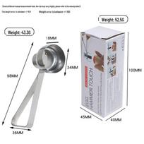 Kiaušinių skylamušis atidarytuvas pjaustyklė įrankis nerūdijančio plieno virtuvės kiaušinių skylamušis pjaustymo rinkinys Stainless steel gray