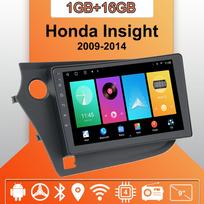Automobilio radijas Android Auto Carplay, skirtas Honda Insight 2009-2014 Multimedijos grotuvo galvos blokas Stereo GPS navigacija BT WIFI 1+16GB 1+16GB,LHD
