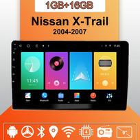„Android Carplay“ automobilinis radijas, skirtas „Nissan X-Trail 2004-2007“ daugialypės terpės grotuvo galvos blokas Stereo GPS navigacija BT WIFI 2+32GB 1+16GB blue