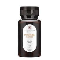 Aarshaveda Organic Turmeric Capsule | Haldi Tablets | Strong Anti-Inflammatory | Supplement for Curcumi | 60 Capsule black