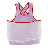 Sturdy Apron with Pockets Waterproof Laundry Smock Foldable Sleeveless Clothes Drying Apron for Kitchen Bathroom B