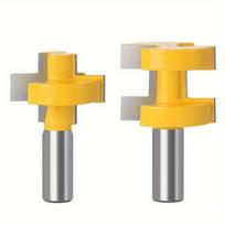 Shank Square Tooth Mortising Chisels - Woodworking Milling Tools for Mortise and Tenon Joints, Flooring, and Laminated Boards 1/2 Inch