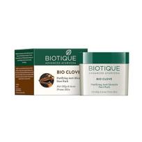 Biotique Gvazdikėlių aliejus riebalų kontrolei ir kovai su dėmelėmis veido kaukė, 75 g