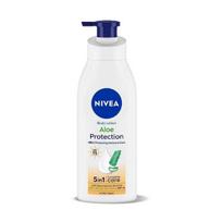NIVEA Aloe Protection Body Lotion 400 ml | SPF 15 | Aloe Vera Extracts | Dep Moisture Serum | Men and Women | All Skin Type