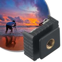 1/4 Brass Nut Hot Shoe Adapter for Light Stands and Flash Holders