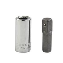 1/4 Square Drive To 1/4 Hex Shank  Socket+1/4 Drill Socket Adapter