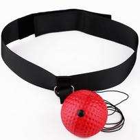 Bokso refleksinis kamuolys ant galvos tvirtinamas Punch Ball Sanda Treniruoklis rankų akių reakcijai treniruoklių salės smėlio maišelis Muay Thai Boxeo fitneso įranga black