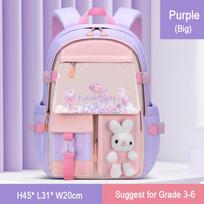 2023 Mielos Mažos Mergaitės Pradinės Mokyklos Kuprinės Vaikams Rankinė Kawaii Knygų Kuprinė Vaikų Mokyklinė Kuprinė Mochila Escolar violetinė