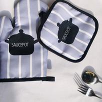 Oven Mitt And Pot Holder Pad Kitchen Heat Resistant Baking Gloves Barbecue Heat Insulation Microwave Oven Gloves
