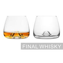FINALIS Viskiui Stiklinė Pigi Vietinio Vyno Gėrimo Taurė Apvali Paaukštintu Pagrindu Viskiui Stiklas Sūkurys Krištolas Brendžio Snifteris Alaus Bokalas Arbatos Puodelis 2 Pcs Glass 245ml 10oz