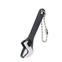 Raktų pakabukas veržliaraktis plieninis cinkuotas reguliuojamas nešiojamas profesionalus didelio kietumo mini veržliaraktis, skirtas Ind 2.5in/6.35cm Electrosilvering white