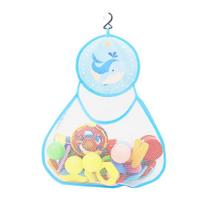 Storage Strong Load Bearing Long Lasting Hanging Hook Baby Bathtub Toy Storage Bag Bath Toy Hanging Bag tamsiai mėlyna spalva