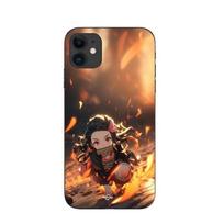 Coque Maniacase pour Iphone 11 Demon Slayer Nezuko 3D art anime Manga juoda