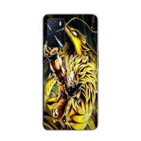 Coque Maniacase pour Oppo A16s Son Goku Super Saiyan SSJ3 Attaque point Dragon