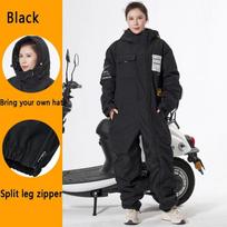 Motorcycle Jacket Winter ColdProof Windproof Suit Motorcycle Cross-country Equipment Men's and Women's Ski Fishing Suit Velvet L juoda